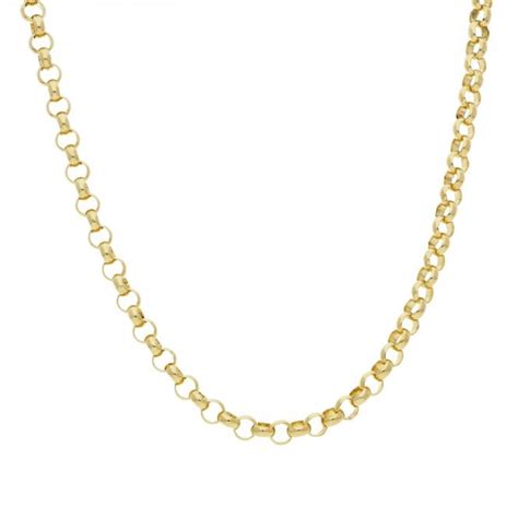 9ct Yellow Gold 18 Belcher Chain Miltons Diamonds