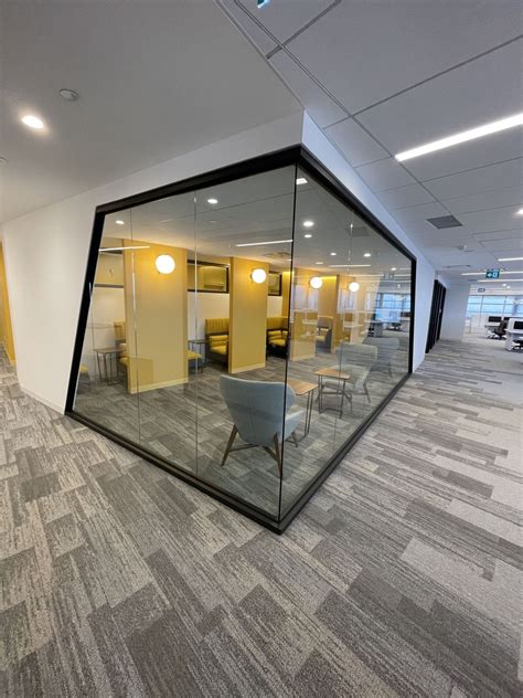 Glass Wall Office Cubicle