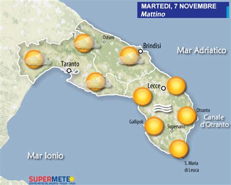 Il Tempo Oggi Novembre Mesagnesera It