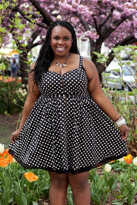 Spring Body Love Plus Size Polka Dot Dress Plus Size Denim Jacket