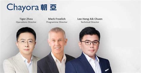 Chayora Makes Three Appointments To Executive Team In China Capacity