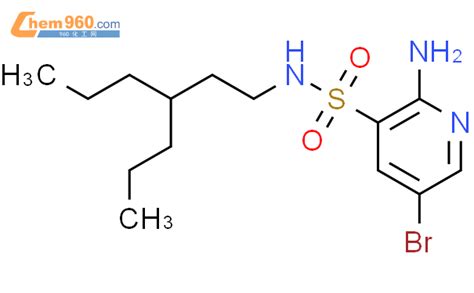 869009 68 7 3 Pyridinesulfonamide 2 amino 5 bromo N 3 propylhexyl 化学