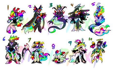 Rainbow Pride Adopts 2 Open 310 By Pypixy On Deviantart