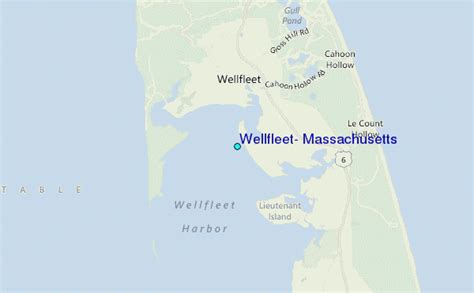 Wellfleet Massachusetts Tide Station Location Guide