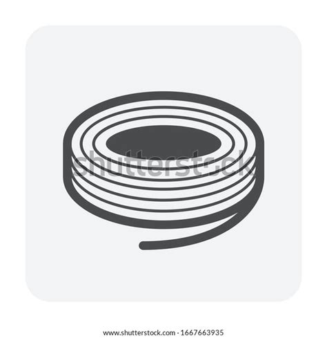 Steel Wire Rope Roll Coil Vector Stock Vector (Royalty Free) 1667663935 | Shutterstock