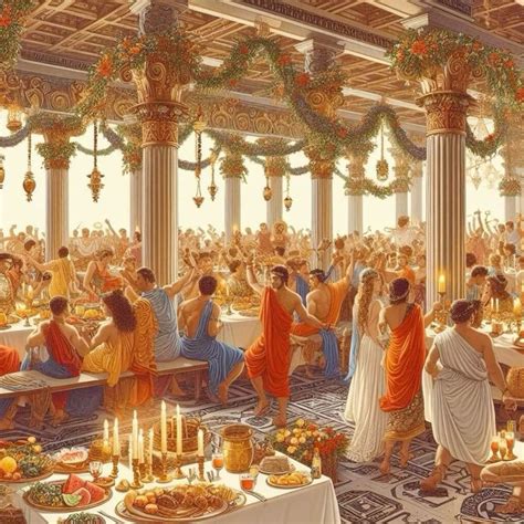 The Saturnalia Was A Roman Festival That Took Place In Honor Of The God