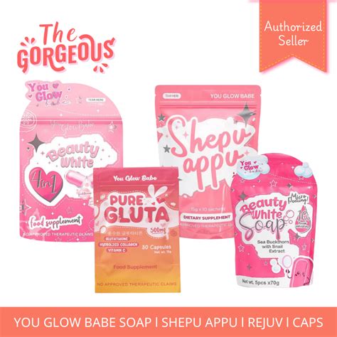 You Glow Babe Beauty White In Capsule Pure Gluta Sheppu Appu Boobie Bum Magic Tints