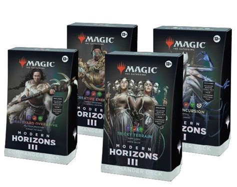 Mh3 Commander Decks Set Of 4 225 Shipped No Tax R Sealedmtgdeals