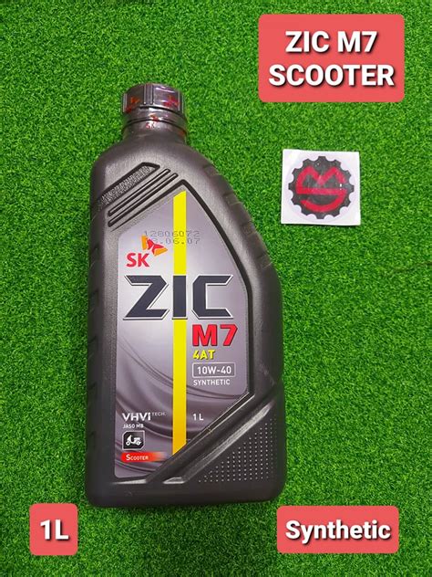 Zic M7 Scooter 1L SYNTHETIC 10W-40 | Lazada PH