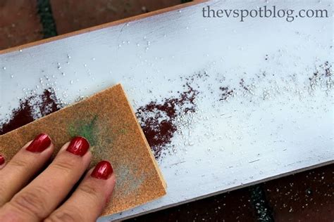 Create A Faux Rust Effect Using Spray Paint And Salt Faux Rust Rust