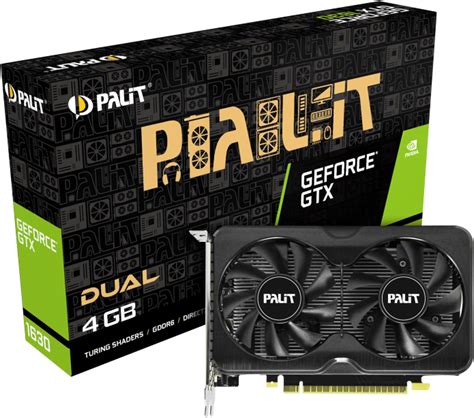 PLACA DE VIDEO PALIT GEFORCE GTX 1630 DUAL 4GB GDDR6 64BITS