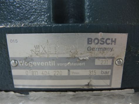 Pilot Operated Proportional Valve Sn Bosch No