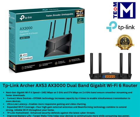 Tp Link Archer Ax Ax Dual Band Gigabit Wi Fi Router