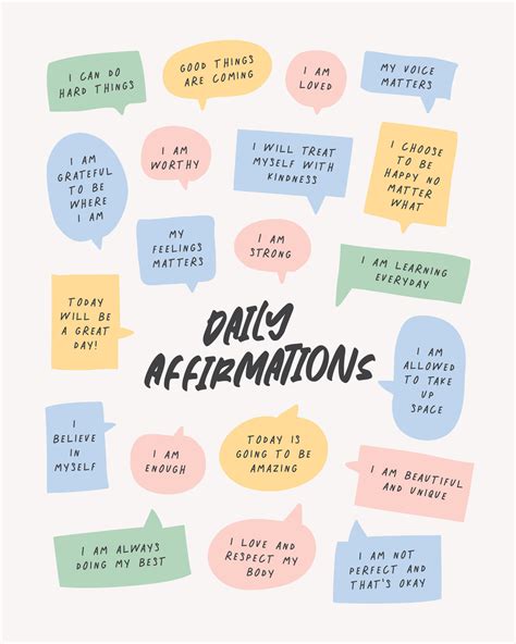 Ilustra O Art Sticos Daily Affirmations Beth Cai Europosters