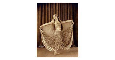 Pretty Vintage Belly Dancer Postcard