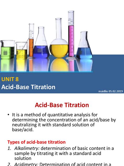 8 Captivating Facts About Acid Base Titration Facts Net Worksheets