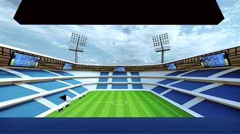 Estadio De F Tbol Pbr Low Poly Modelo D Unknown Max Ds