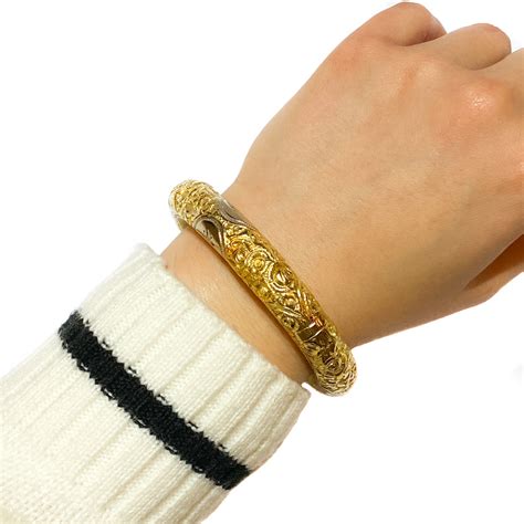 Bracciale Rigido In Oro Giallo E Bianco Karati Italia Primo