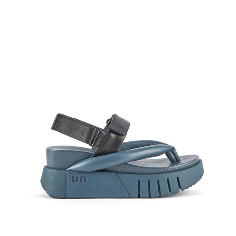 United Nude Delta Tong Black Plateau Sandalen Trendy Leones