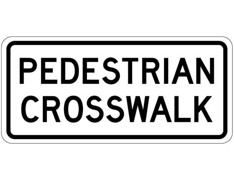 Pedestrian Crosswalk Sign Template Download Printable Pdf Templateroller