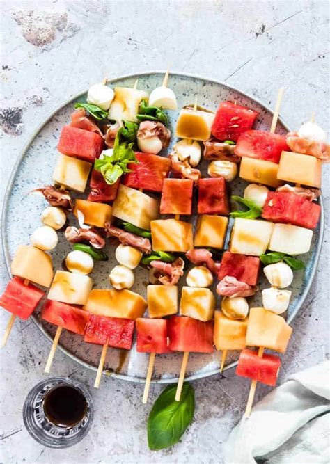 Easy Watermelon Skewers With Prosciutto Recipes From A Pantry