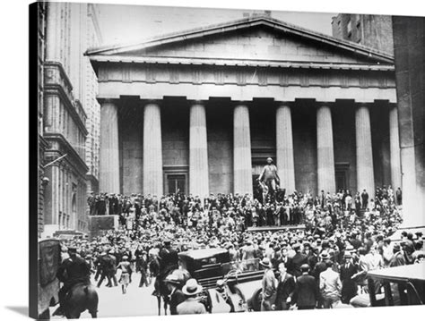 Wall Street Crash, Black Thursday, 1929 Photo Canvas Print | Great Big ...