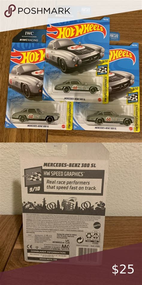 Mercedes Benz Sl Hot Wheels Set Of