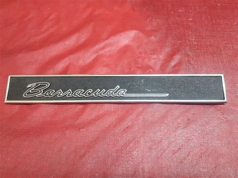 Plymouth Barracuda 1966 Door Emblem Used For Sale In Sherwood Park
