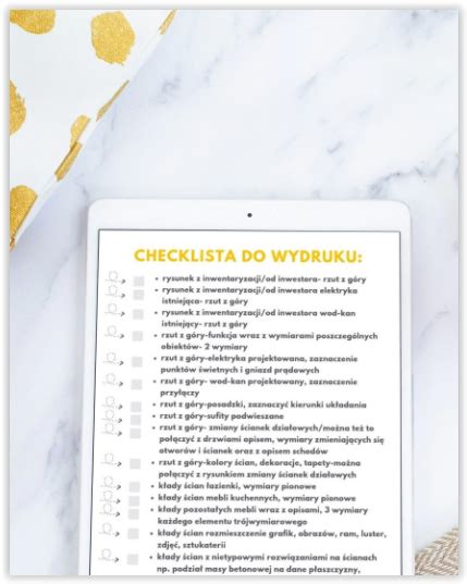 Checklista Dla Projektant W Wn Trz Pobierz Checklist Kt Ra Pomo E Ci