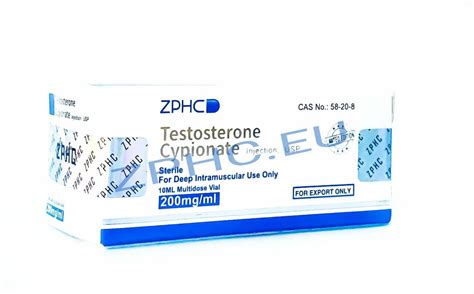 Testosterone Cypionate Zphc 200 Mg Ml 10 Ml Vial Zphc Official Distributor