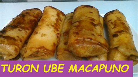 Special TURON Ube Macapuno Turon Recipe Banana Spring Rolls YouTube