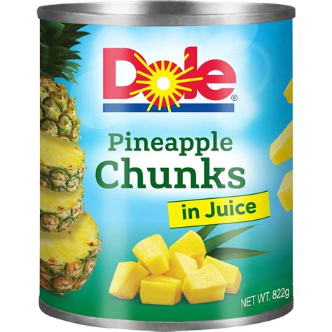 Dole Pineapple Chunks In Juice 822g Is Halal Suitable Halal Check