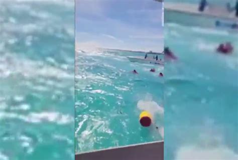 Il Momento In Cui Un Traghetto Pieno Di Turisti Affonda Alle Bahamas