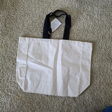 Rae Dunn Bags Nwt Rae Dunn Bride Large Canvas Tote Bag Poshmark