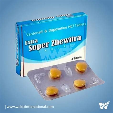 Extra Super Zhewitra Tablet At Rs 205 Stripe Ed Medicine In Surat