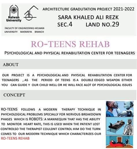 Roteens Rehab Graduation Project On Behance