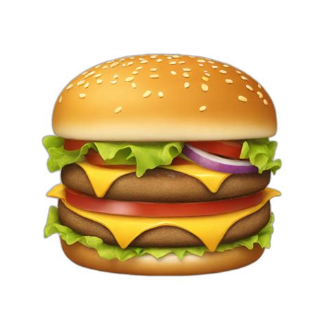 Burger Eating A Burger Ai Emoji Generator