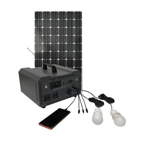 Portable Generator Energy Pv Inverter Complete Kit 300w 500w 1kw Inverter Off Grid Solar Home