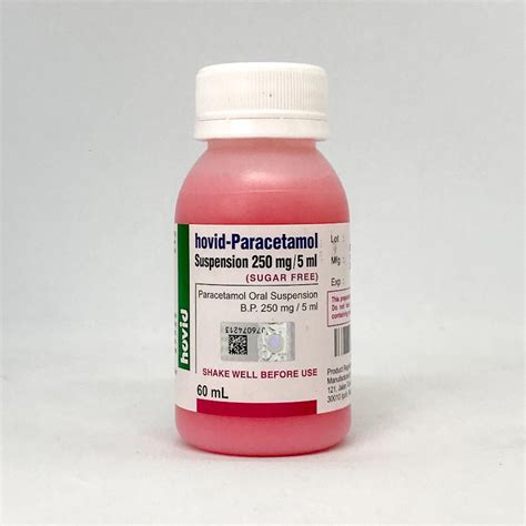 Paracetamol Suspension 250mg5ml E My