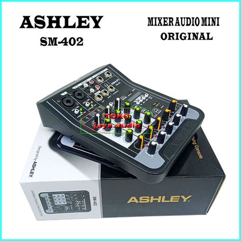 NEW MIXER AUDIO MINI ASHLEY 4 CHANEL ASHLEY SM 402 ORIGINAL Ashley