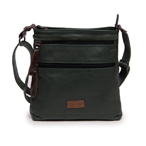 Bolsa Feminina Verde Militar Transversal 26 MZQ