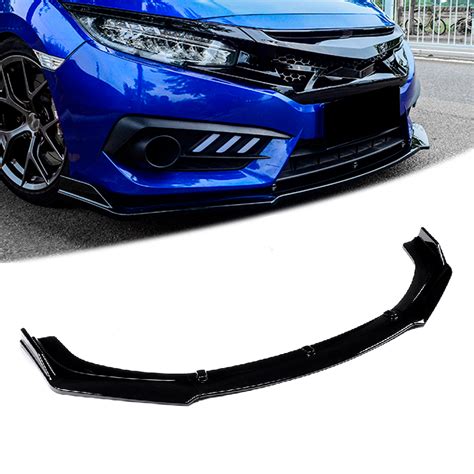 Lip spoiler frontal de 3 piezas Universal para sedán VisualCar cl