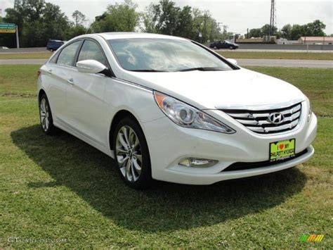 Pearl White 2011 Hyundai Sonata Limited 20t Exterior Photo 48230804