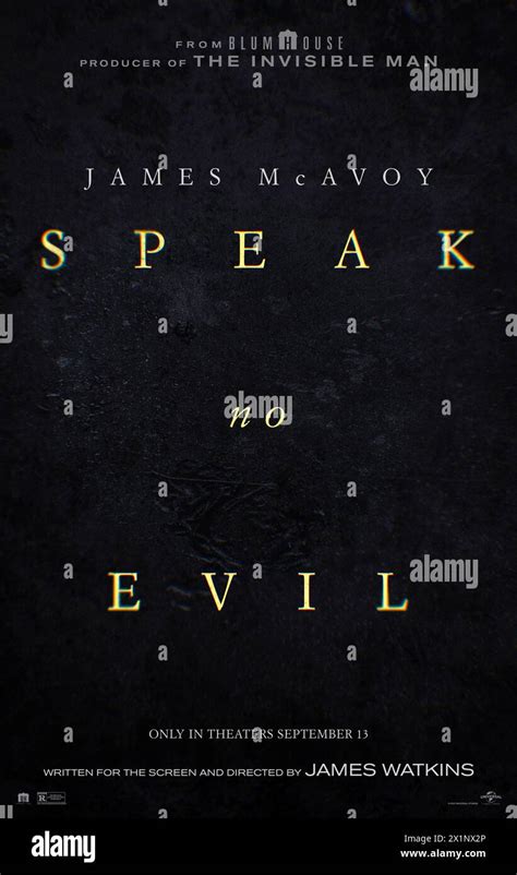 Speak No Evil Movie Poster Hi Res Stock Photography And Images Alamy