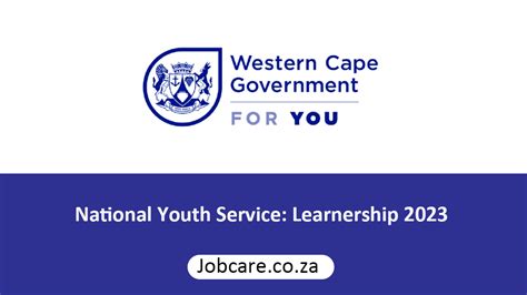 National Youth Service Learnership 2023 Jobcare