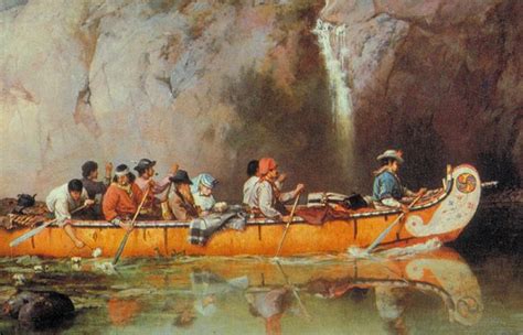 Hudsons Bay Company Fur Trade Canoe Artist Frances Anne Hopkins