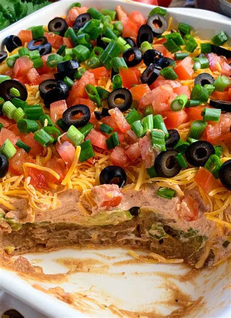 Easy Mexican 7 Layer Dip Recipe Modernmealmakeover