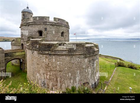 St Mawes Castle Cornwall England Uk Stock Photo Alamy