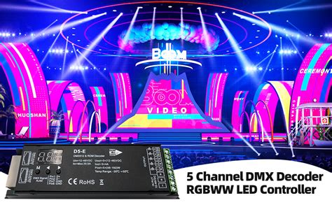 Channel Dmx Decoder With Rdm Digital Display Dmx Dimmer Driver Pwm