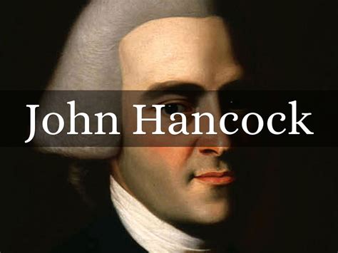 John Hancock By Joseph Stinson